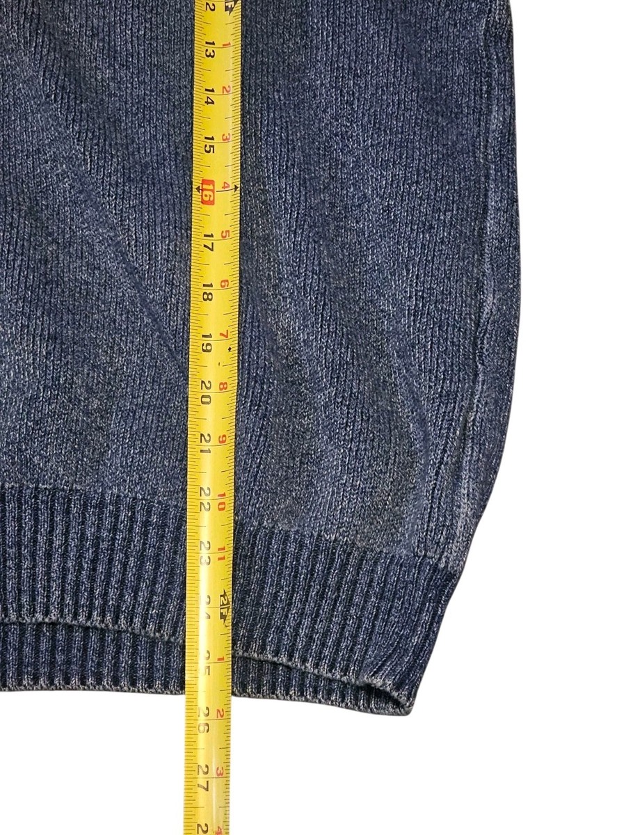 Vintage Blue Willis Natural Garment Made In Denmark Collared Blue