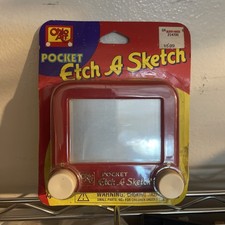 Pocket Etch A Sketch 515 Retro Drawing Toy, New Sealed By The Ohio Art Company