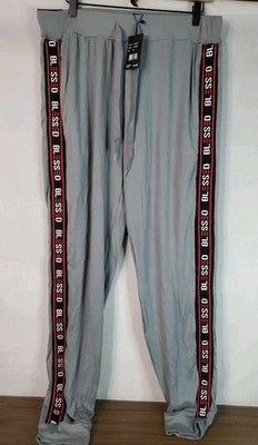 Redfox Women's Size 2X Jogger Pants With Pockets And Drawstring ''Blessed''