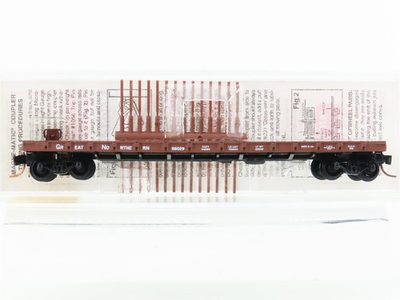 #ad N Scale Micro Trains MTL 44010 GN Great Northern Railway 50#x27; Flat Car #66029 $21.95
