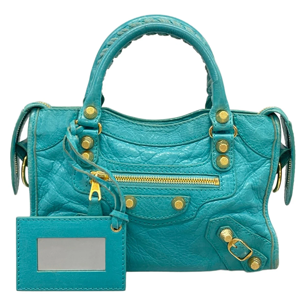 ショルダーバッグ BALENCIAGA The Town 2way Bag Blue Green BALENCIAGA - BALENCIAGA The Town 2way Bag Blue Greenの通販 by