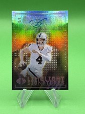 2022 Panini Illusions Derek Carr Limelight Signatures Gold 2/5 #LS-DC RAIDERS