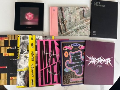K-Pop Album Bundle+ Stray Kids BTS, Blackpink + viele Extras Photoscards,...