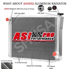 Performance 26 X 19 3 Row Aluminum Radiator For Chevy Gm Sbc Bbc