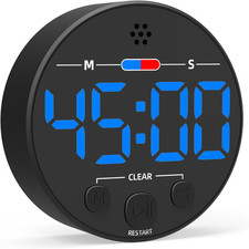 Visual Digital Timer for Kitchen, Classroom, Kids, Productivity, Magnetic