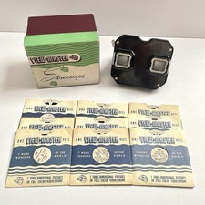 Vintage Sawyer's View Master Stereoscope with Box and 9 Reels Works