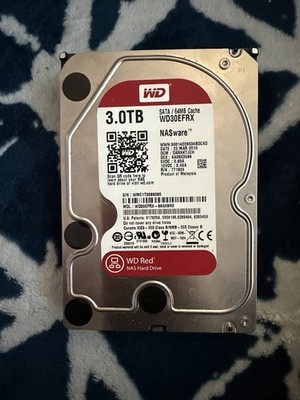 Western Digital Red 3TB NAS Hard Drive WD30EFRX | 3.5'' SATA 6Gb/s 64MB CMR