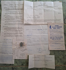 1948 THE VERMIN CLUB Conservative Political Party RARE early ephemera & BADGES