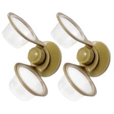 2pcs Wall-mounted Reptile Water Food Bowls Feeding Dish Feeder for Lizard