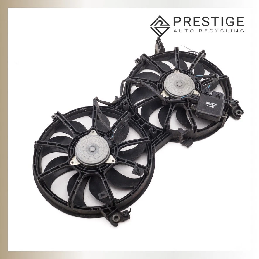 2009-2013 INFINITI G37 M37 Radiator Dual Cooling Fan Motor w/ Shroud 21481-JK000 Foto 2 de 4