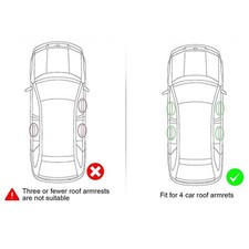 Upgrade Car Ceiling Cargo Net Pocket Strengthen Load-Bearing And Droop Less OWZM