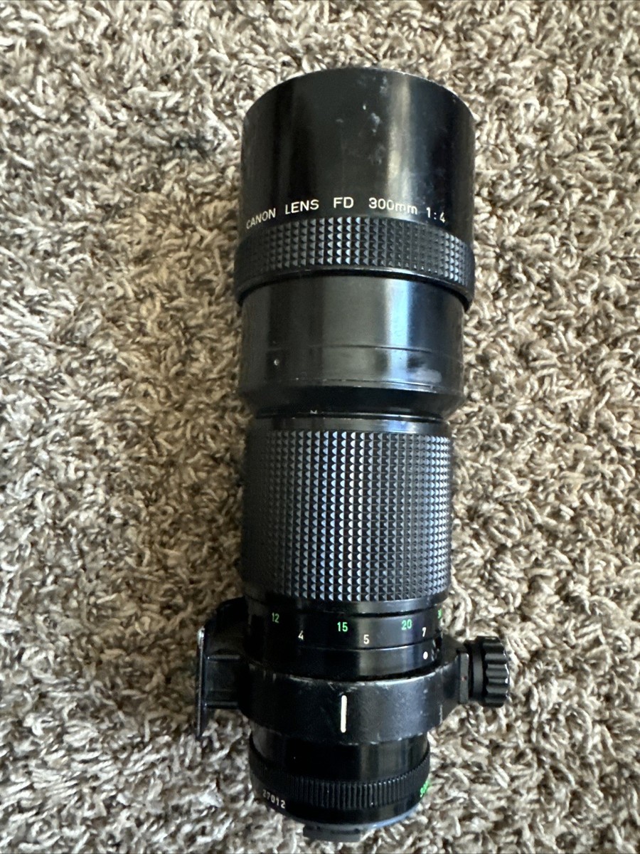 Canon Lens FD 300mm 1:4- Untested | eBay