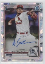2020 Bowman Chrome Prospects Atomic Refractor 85/100 Alvaro Seijas Auto 0w47