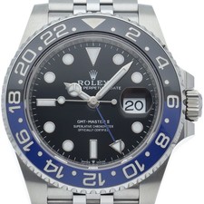 ROLEX GMT-Master II Watch Jubilee 126710BLNR Stainless Steel mensWatch black...