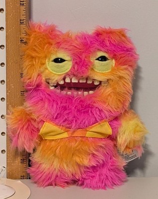 Fuggler Plush Stuffed Monster w/simulated human teeth approx. 9'' tall Mr. Button