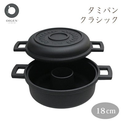 OIGEN Cast Iron Tami's Bread Maker Pan Classic 24cm 780mL F-100 Kitchen Black JP