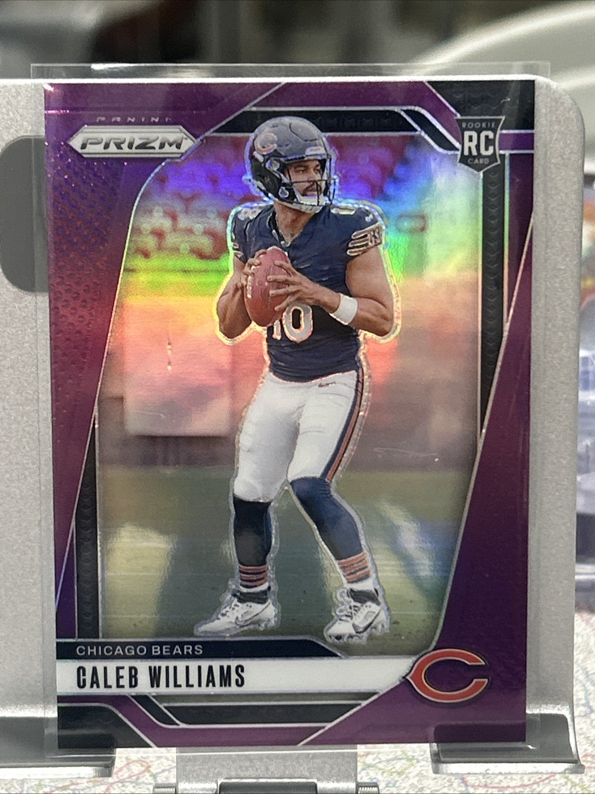 2024 Panini Prizm - Rookies Caleb Williams #301 Purple Prizm /125 (RC)