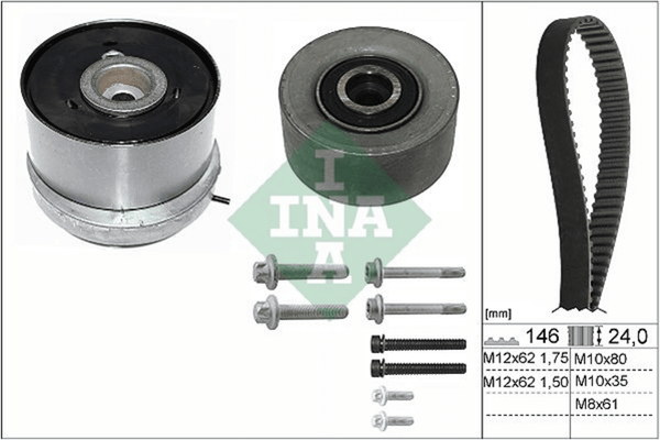 Zahnriemensatz FüR Alfa Romeo Fiat Opel Saab Chevrolet 159 Sportwagon Stilo-image