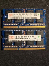 Hynix 4gb 2Rx8 PC3-10600S-9-11-F3 / Lot of 2 pcs.