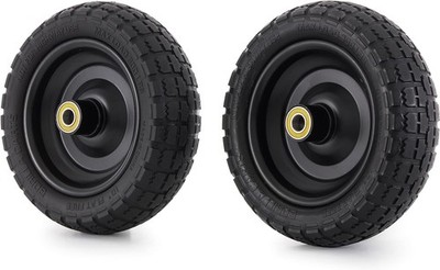 Gorilla Carts 10 in. No Flat Replacement Tire for Gorilla Carts (2-Pack)GCT-10NF