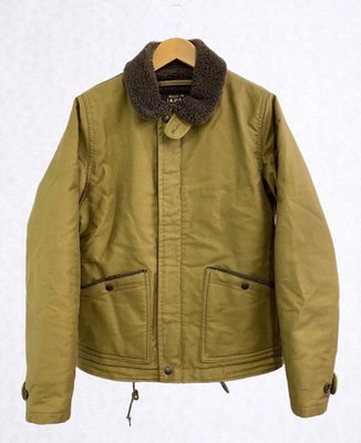 Iron Heart N-1 Deck Jacket Khaki Size Small Wool Alpaca Lined Made in Japan
