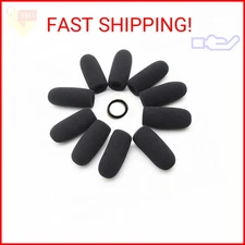 Saidbuds 10 Pack Soft Mic Foam Covers Windscreens for David Clark M-4/M-7 Lights