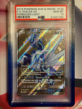 Pokemon SM Forbidden Light Dialga GX 125/131 Full Art Holo PSA 10 on eBay