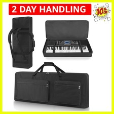 61 Key Piano Keyboard Case Bag 40.6''x6.1''x17'',Portable Padded Keyboard Gig...
