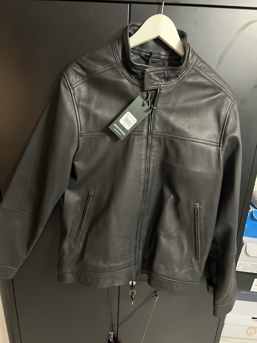 Rodd and Gunn Cromwell Men's Leather Jacket MSRP $798 SIZE MEDIUM