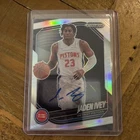 2024-25 Jaden Ivey Panini Prizm Black Silver Auto #69 - Detroit Pistons