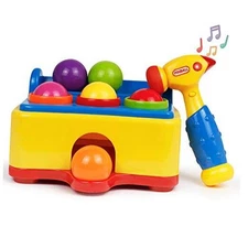  Pound a Ball Game & Baby Hammer Toy - Educational Ball Popper Toy for 