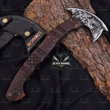 Custom Handmade High Carbon Steel Tactical Tomahawk Axe Hand Forged Throwing Axe