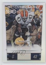 2014 Panini Hot Rookies Scorecard 24/99 TJ Ward #330 1j6