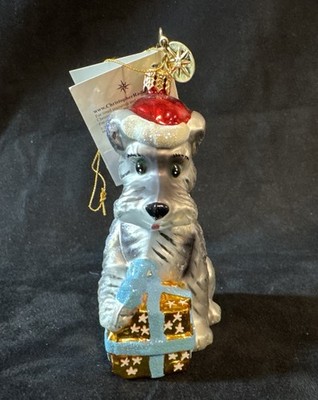 Christopher Radko  Montgomery s Gift  Item 1010347 Retired 2003 Dogs Collection