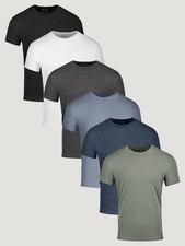 Fresh Clean Threads Best Sellers Crew 6-pack - Tall Fit - Ships Free