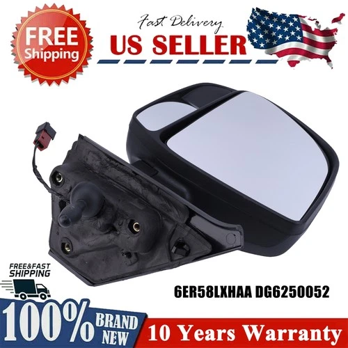 NEW FOR RAM PROMASTER CITY 15-22 LEFT DOOR SIDE MIRROR TURN SIGNAL MANUAL GLASS