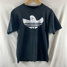 Adidas x Mark Gonzales Shmoo Skateboarding Mens Black White T Shirt S Size Small