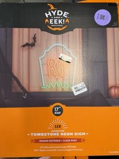 Target Hyde and Eek Boutique LED RIP Tombstone Halloween Sign 17 Inch