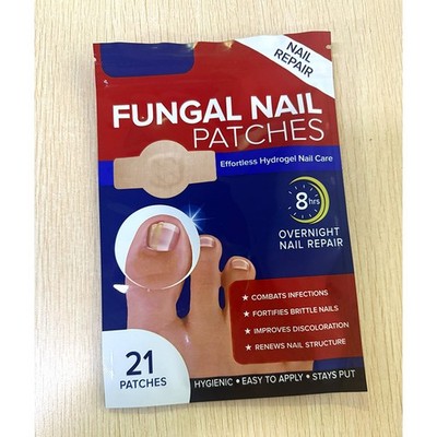 21 PCS Anti Fungal Nail Treatment Patch Toe Fungus Onychomycosis Repair Sticker