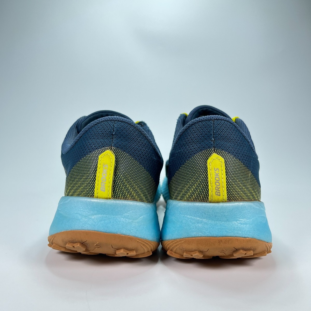 Brooks Catamount Blue Yellow Trail Running Shoes Sneaker 113521D436 Mens Size 11 Brooks Catamount Blue Yellow Trail Running Shoes Sneaker  main image 2