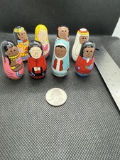 🔥 Vintage Fun Express Terry’s Village Multicultural Miniature Collectible Dolls