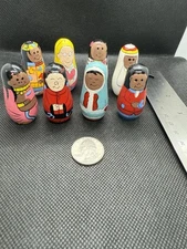 🔥 Vintage Fun Express Terry’s Village Multicultural Miniature Collectible Dolls