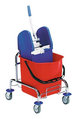 EVO-Products Einfachfahreimer verchromt, 1 x 25l