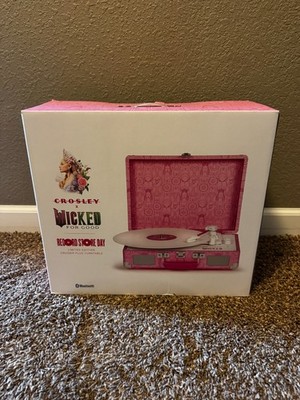 Crosley Cruiser Plus RSD Wicked For Good Record Player in Glinda Pink