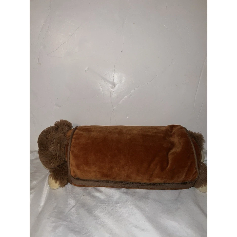 LAPGEAR Tablet Device Book Pillow Rest Plush Brown Bear Holder Pillow 18" - Image 3 of 4