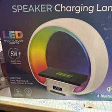 Bell+Howell Blue Tooth Speaker and Charging lamp and Alarm Clock NEW IN BOX