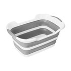 Collapsible Sink with Plug, Dish Drainer, Basket, Bucket with Lid For Camping