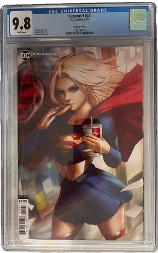 CGC 9.8 SS Supergirl #1 signed by Chyler Leigh & Mehcad Brooks CW