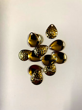 12 ct. Gold #3 Hammered Colorado Blades. Spinner Bait Parts, Lures.