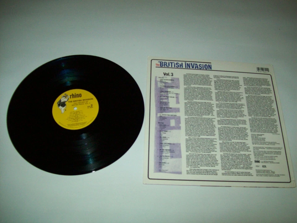 THE BRITISH INVASION VOL. 3 RHINO US NM VINYL LP THE KINKS, HOLLIES, DONOVAN - Image 2 of 4